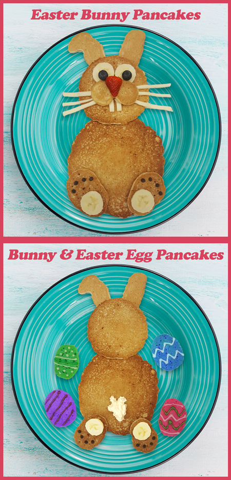 Bunny and Easter Egg Pancakes