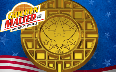 New Patriotic Waffle from Golden Malted